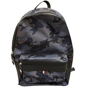$148 NEW Tommy Hilfiger Camo Backpack Blue Black Camouflage School Bag Daypack